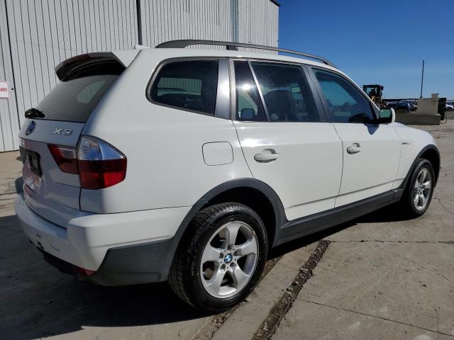 WBXPC93468WJ22320 - 2008 BMW X3 3.0SI WHITE photo 3