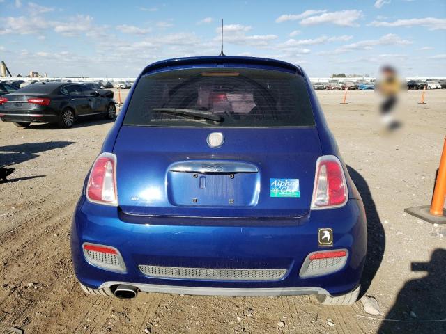 3C3CFFBR5CT280391 - 2012 FIAT 500 SPORT BLUE photo 6