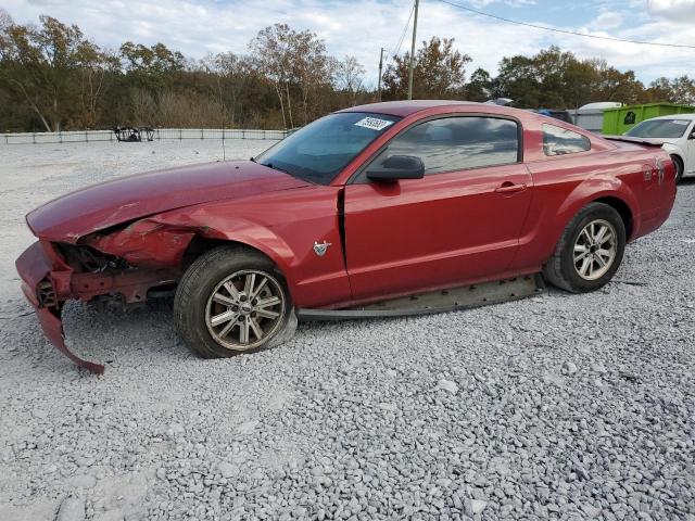 1ZVHT80N495110907 - 2009 FORD MUSTANG RED photo 1