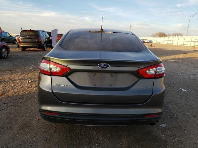 1FA6P0H79E5366708 - 2014 FORD FUSION SE GRAY photo 6