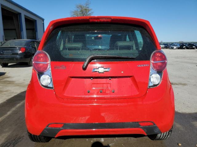 KL8CD6S9XEC541474 - 2014 CHEVROLET SPARK 1LT RED photo 6