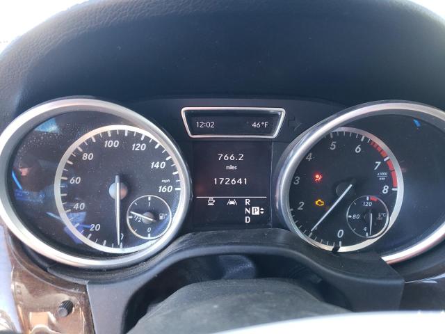 4JGDA5HB9CA056577 - 2012 MERCEDES-BENZ ML 350 4MATIC GRAY photo 9