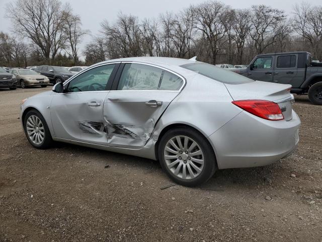 W04GT5GC4B1050975 - 2011 BUICK REGAL CXL SILVER photo 2