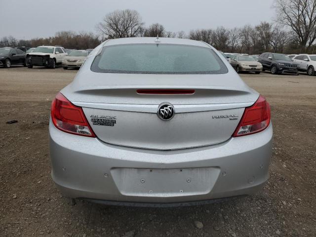 W04GT5GC4B1050975 - 2011 BUICK REGAL CXL SILVER photo 6