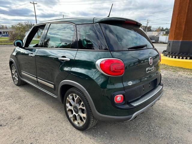 ZFBCFADH3EZ014529 - 2014 FIAT 500L TREKKING GREEN photo 3