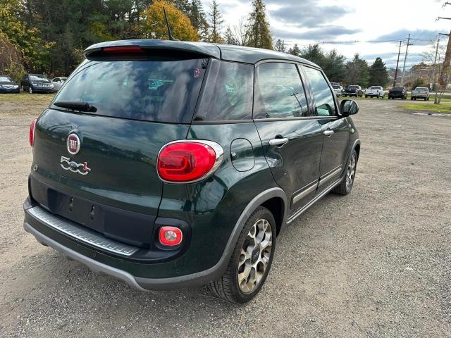 ZFBCFADH3EZ014529 - 2014 FIAT 500L TREKKING GREEN photo 4