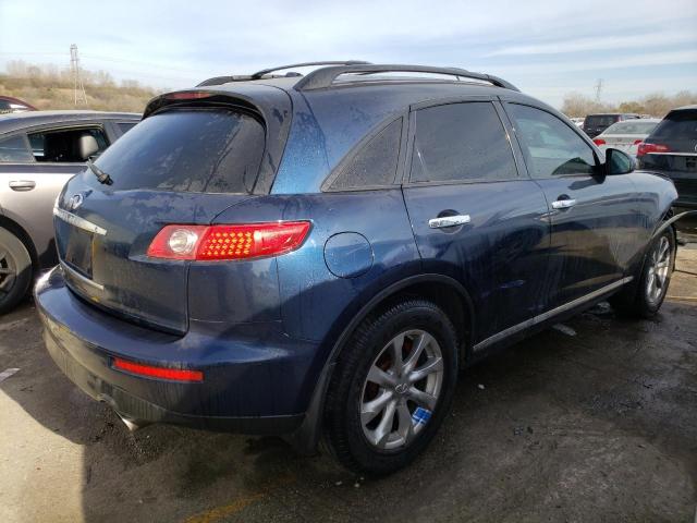 JNRAS08W58X208319 - 2008 INFINITI FX35 BLUE photo 3