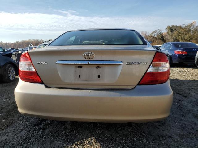 4T1BE32K93U180713 - 2003 TOYOTA CAMRY LE TAN photo 6