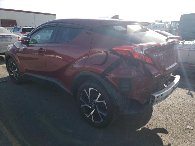 NMTKHMBX5JR056127 - 2018 TOYOTA C-HR XLE BURGUNDY photo 2