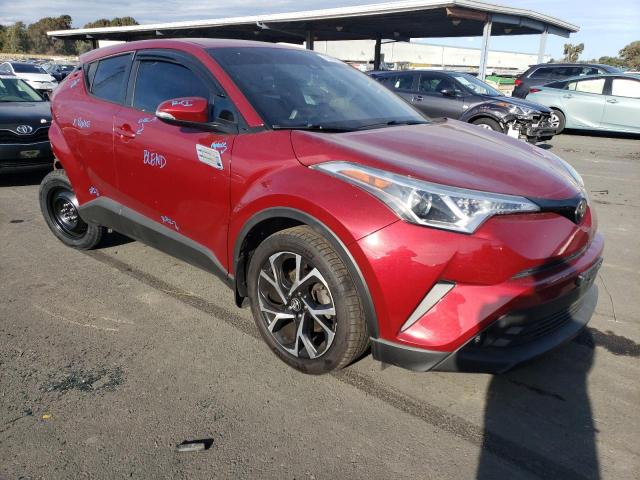 NMTKHMBX5JR056127 - 2018 TOYOTA C-HR XLE BURGUNDY photo 4