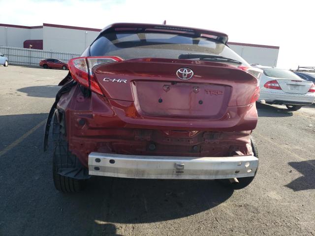 NMTKHMBX5JR056127 - 2018 TOYOTA C-HR XLE BURGUNDY photo 6