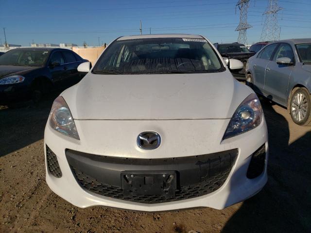 JM1BL1W78D1799939 - 2013 MAZDA 3 I WHITE photo 5