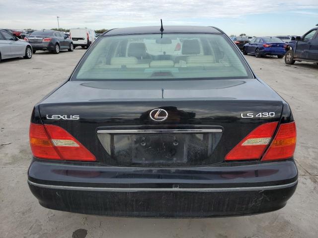 JTHBN30F030106323 - 2003 LEXUS LS 430 BLACK photo 6