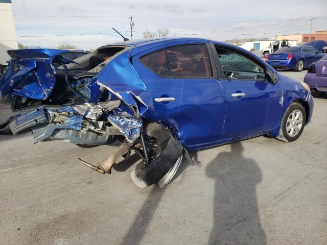 3N1CN7AP1EL857993 - 2014 NISSAN VERSA S BLUE photo 3