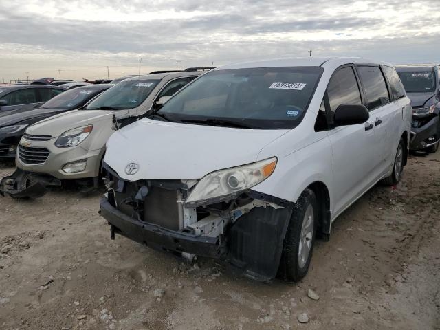 5TDZK3DC0ES467544 - 2014 TOYOTA SIENNA WHITE photo 5