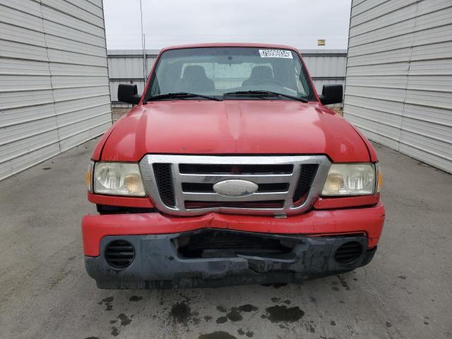 1FTYR14D09PA18692 - 2009 FORD RANGER SUPER CAB RED photo 5