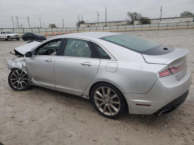 3LN6L2G92GR623174 - 2016 LINCOLN MKZ SILVER photo 2