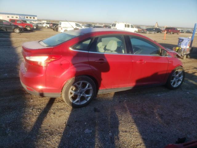 1FAHP3H25CL450712 - 2012 FORD FOCUS SEL RED photo 3