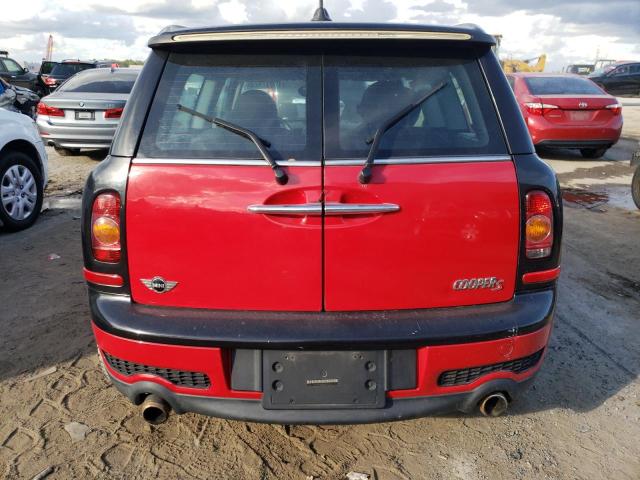 WMWMM33558TP72256 - 2008 MINI COOPER S CLUBMAN RED photo 6