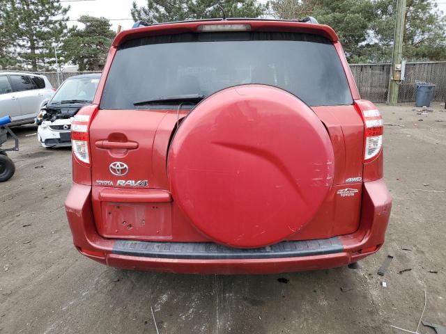 JTMBF33VX95011393 - 2009 TOYOTA RAV4 RED photo 6