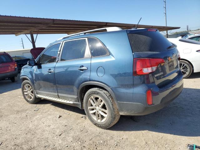 5XYKT4A61FG596958 - 2015 KIA SORENTO LX BLUE photo 2