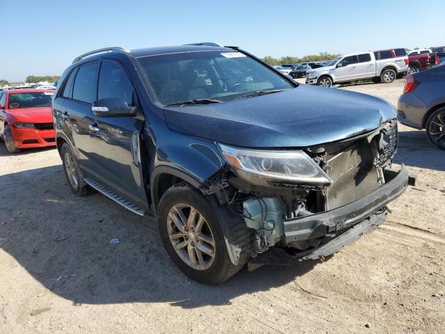 5XYKT4A61FG596958 - 2015 KIA SORENTO LX BLUE photo 4