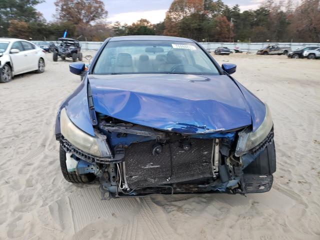 1HGCS12878A022018 - 2008 HONDA ACCORD EXL BLUE photo 5