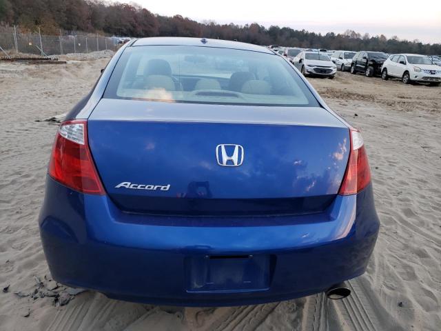 1HGCS12878A022018 - 2008 HONDA ACCORD EXL BLUE photo 6