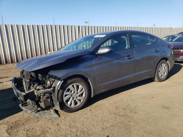 5NPD74LF2KH470900 - 2019 HYUNDAI ELANTRA SE GRAY photo 1