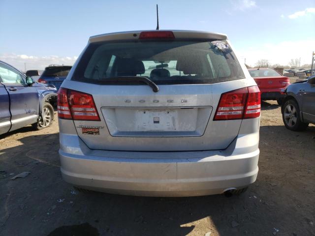 3C4PDCAB6ET119508 - 2014 DODGE JOURNEY SE SILVER photo 6