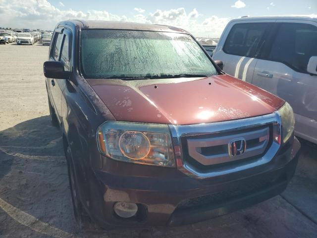 5FNYF3H5XBB011143 - 2011 HONDA PILOT EXL BURGUNDY photo 5