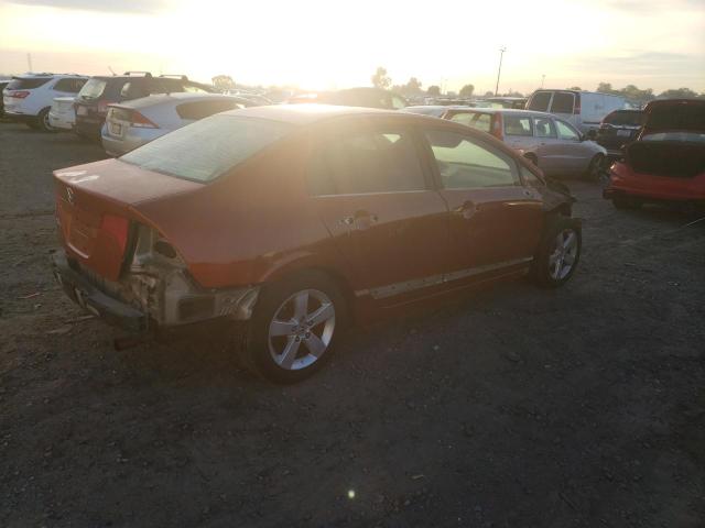 1HGFA16828L043163 - 2008 HONDA CIVIC EX ORANGE photo 3