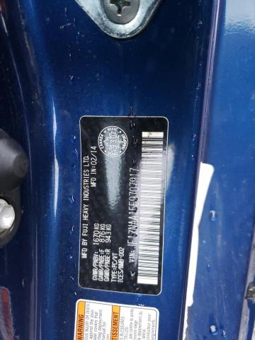 JF1ZNAA15E9707917 - 2014 TOYOTA SCION FR-S 蓝色 照片 12