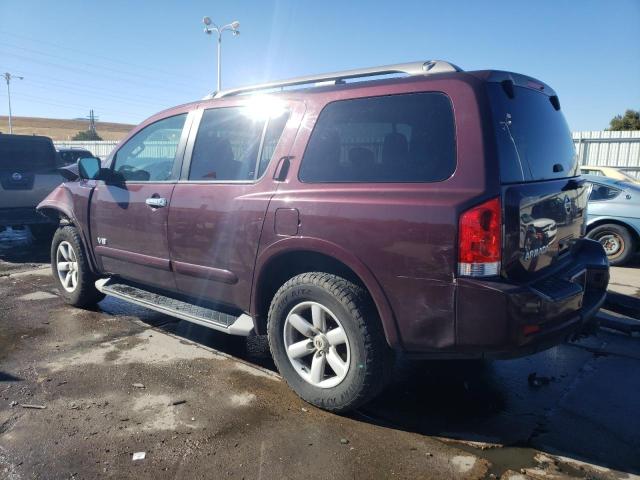 5N1AA0NC6FN600792 - 2015 NISSAN ARMADA SV MAROON photo 2