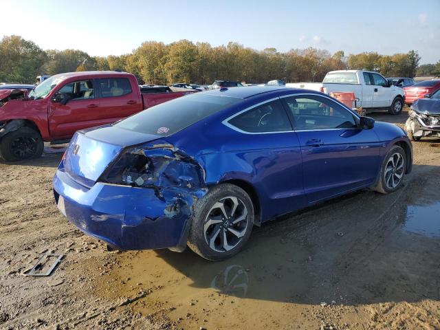 1HGCS12868A005517 - 2008 HONDA ACCORD EXL BLUE photo 3