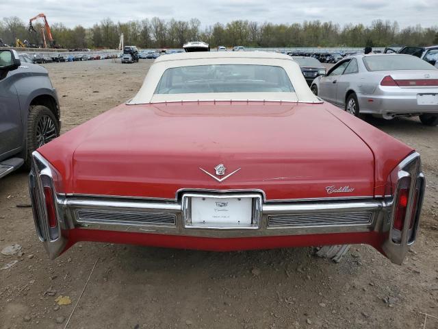 F6287812 - 1966 CADILLAC DEVILLE RED photo 6