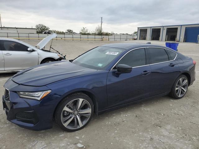 19UUB5F67MA012197 - 2021 ACURA TLX ADVANCE BLUE photo 1