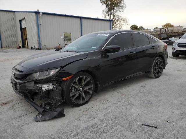 2HGFC2F81MH509334 - 2021 HONDA CIVIC SPORT 黑色 照片 1