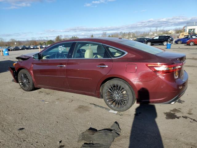 4T1BK1EB3GU228172 - 2016 TOYOTA AVALON XLE MAROON photo 2