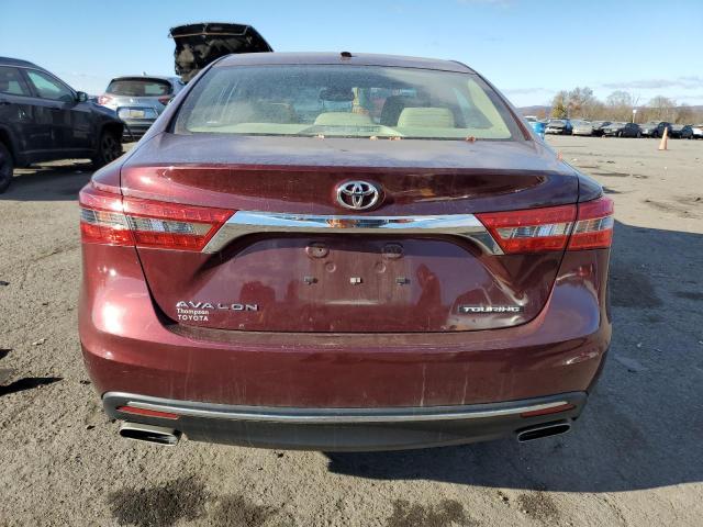 4T1BK1EB3GU228172 - 2016 TOYOTA AVALON XLE MAROON photo 6