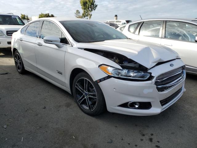 3FA6P0SU9ER142463 - 2014 FORD FUSION TITANIUM PHEV WHITE photo 4