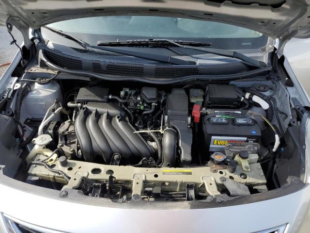 3N1CN7AP1CL868585 - 2012 NISSAN VERSA S GRAY photo 11