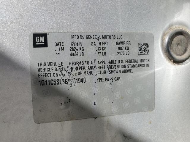 1G11C5SL3EF201940 - 2014 CHEVROLET MALIBU 1LT Gümüş foto 13