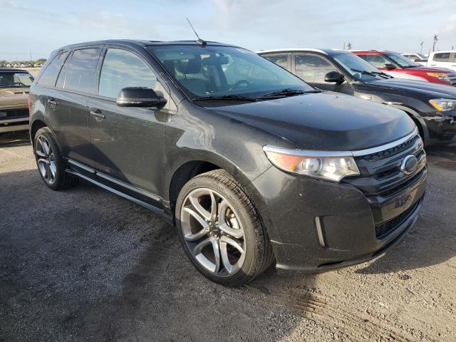 2FMDK3AK9DBC64850 - 2013 FORD EDGE SPORT BLACK photo 4