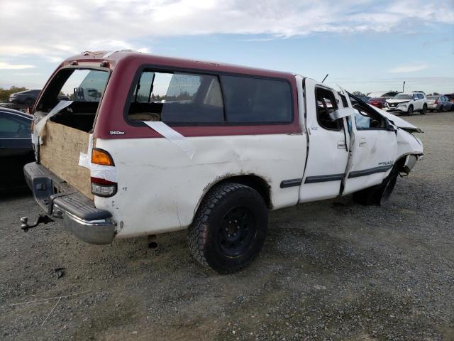 5TBRT34162S328762 - 2002 TOYOTA TUNDRA ACCESS CAB თეთრი ფოტო 3