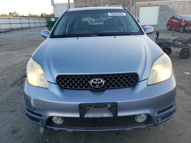 2T1KR38E84C165757 - 2004 TOYOTA COROLLA MA XR BLUE photo 5
