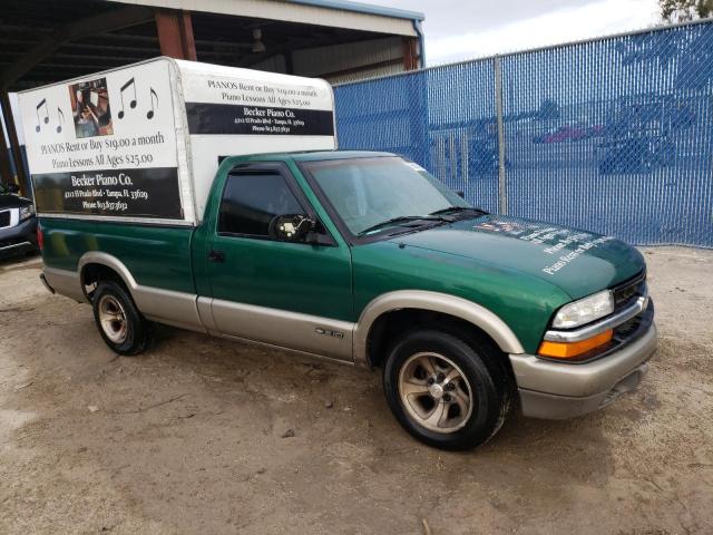 1GCCS14XXX8199624 - 1999 CHEVROLET S TRUCK S10 GREEN photo 4