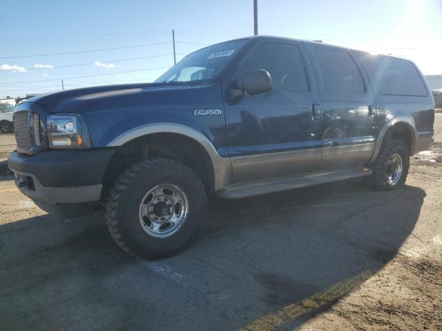 1FMNU45S64EC04706 - 2004 FORD EXCURSION EDDIE BAUER BLUE photo 1