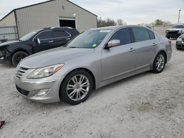 KMHGC4DF4CU204286 - 2012 HYUNDAI GENESIS 4.6L SILVER photo 1