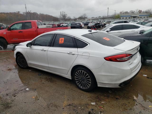 3FA6P0D96JR188495 - 2018 FORD FUSION TITANIUM/PLATINUM WHITE photo 2